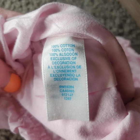 The Children's Place Baby Place Pink Overall Dress Skirtall Size 3-6M - Picture 9 of 12